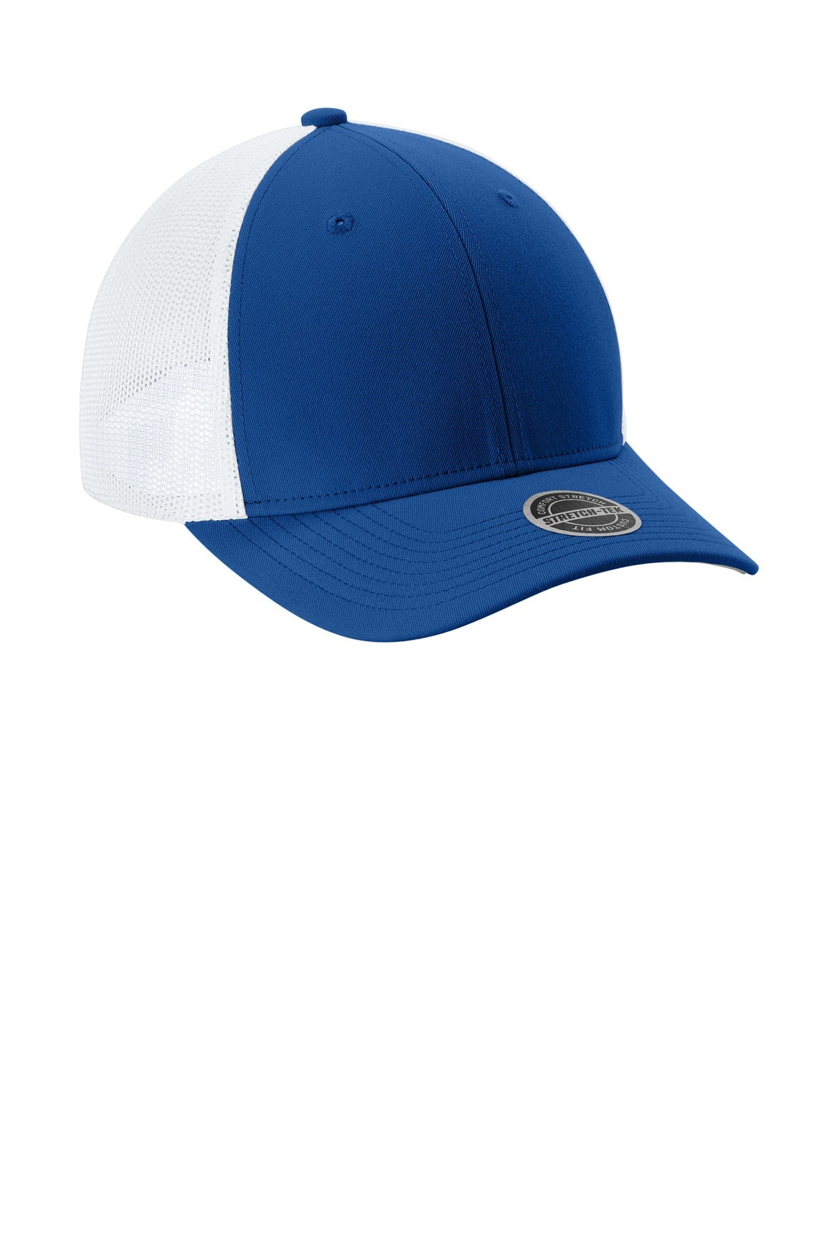 TRy/White Sport-Tek Stretch-Tek Mesh Back Cap STC60