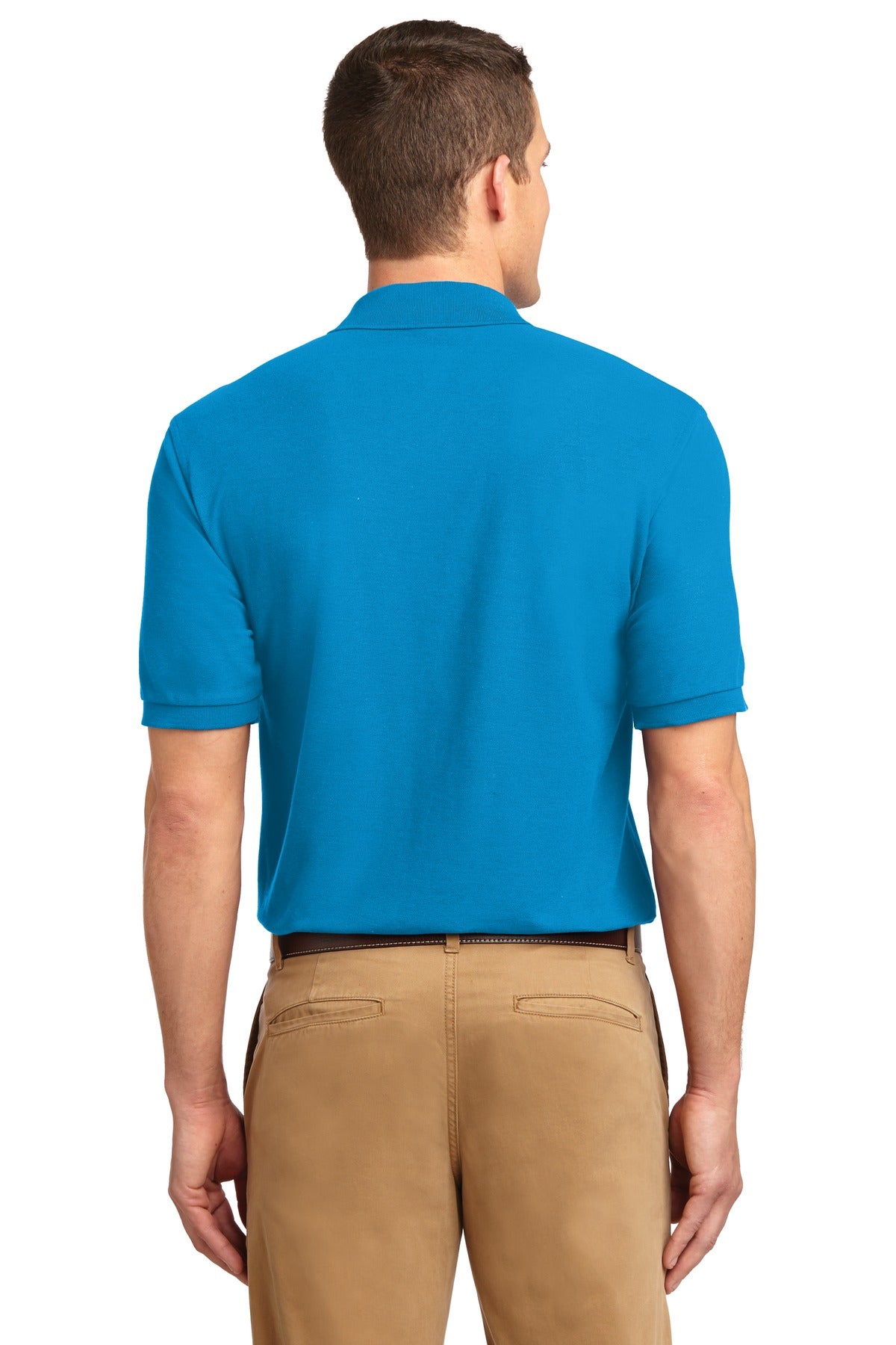 Turquoise Port Authority Extended Size Silk Touch Polo K500ES