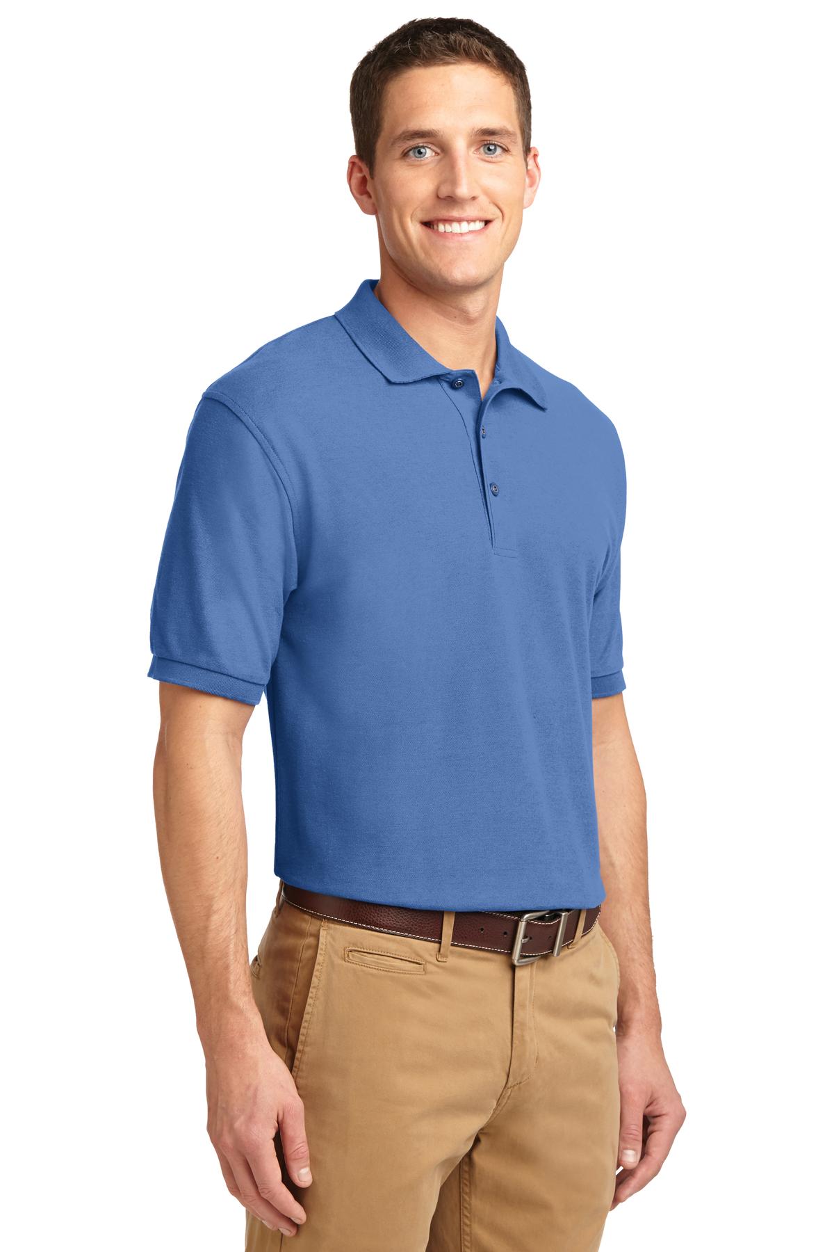 UltramarineBlu Port Authority Extended Size Silk Touch Polo K500ES
