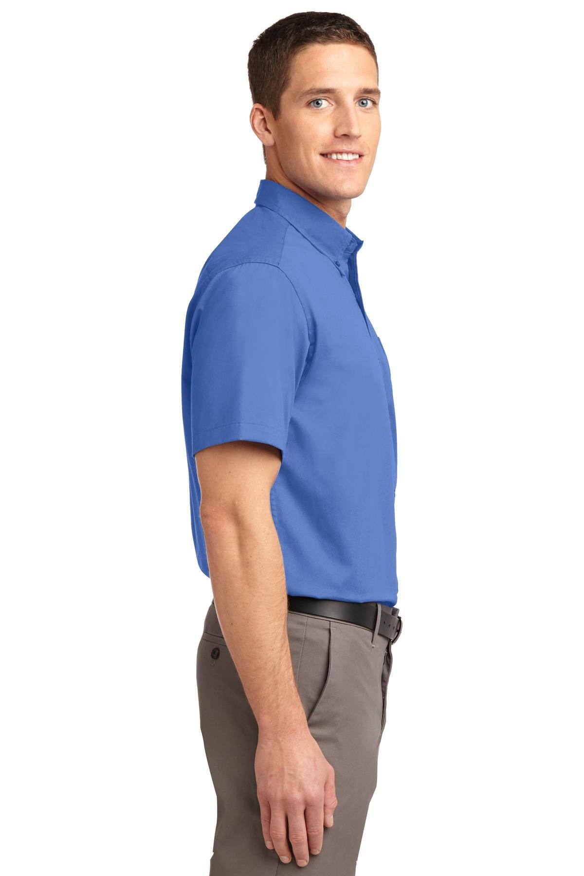 Ultramarne Blu Port Authority Short Sleeve Easy Care Shirt. S508