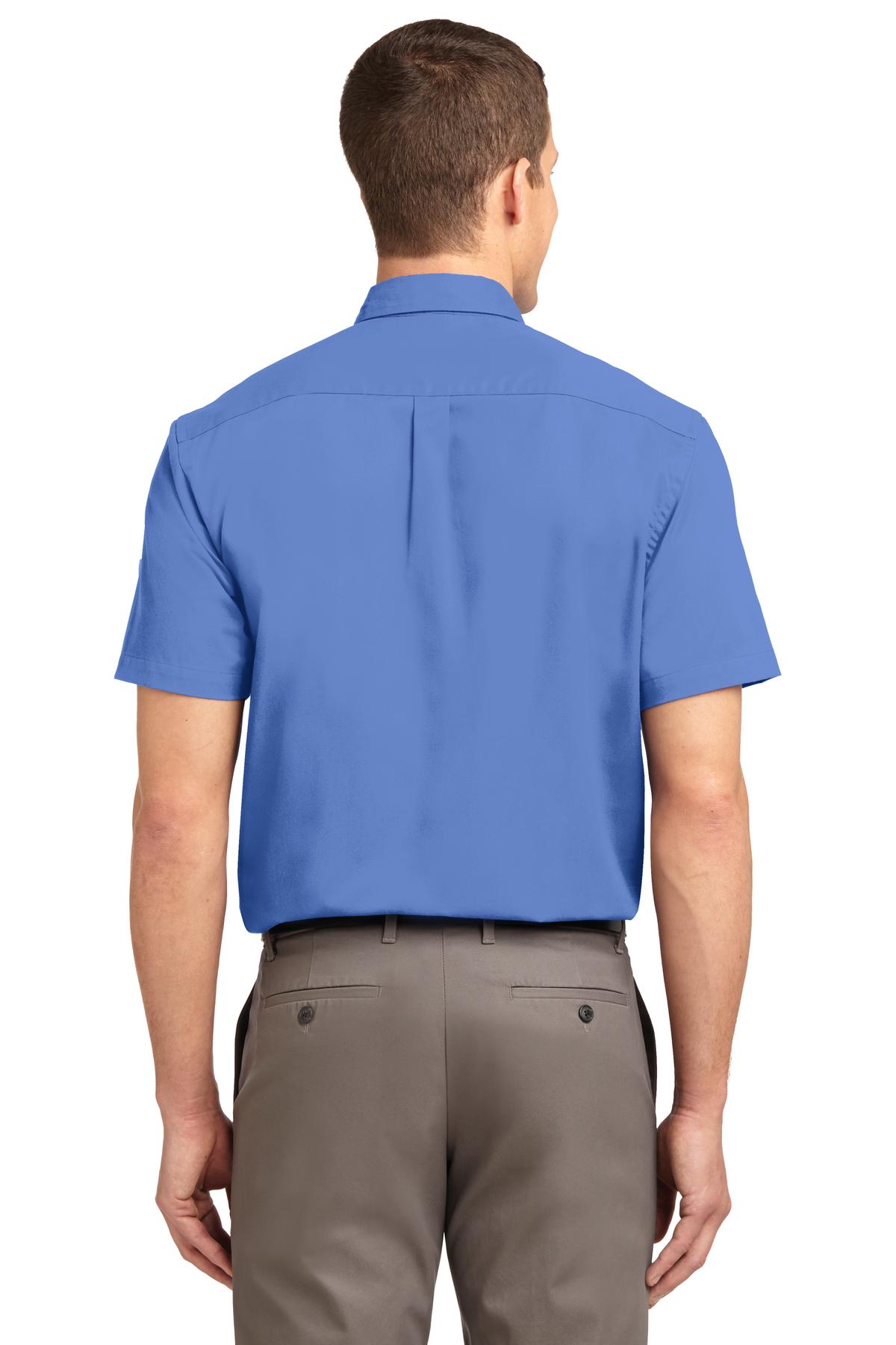 Ultramarne Blu Port Authority Short Sleeve Easy Care Shirt. S508