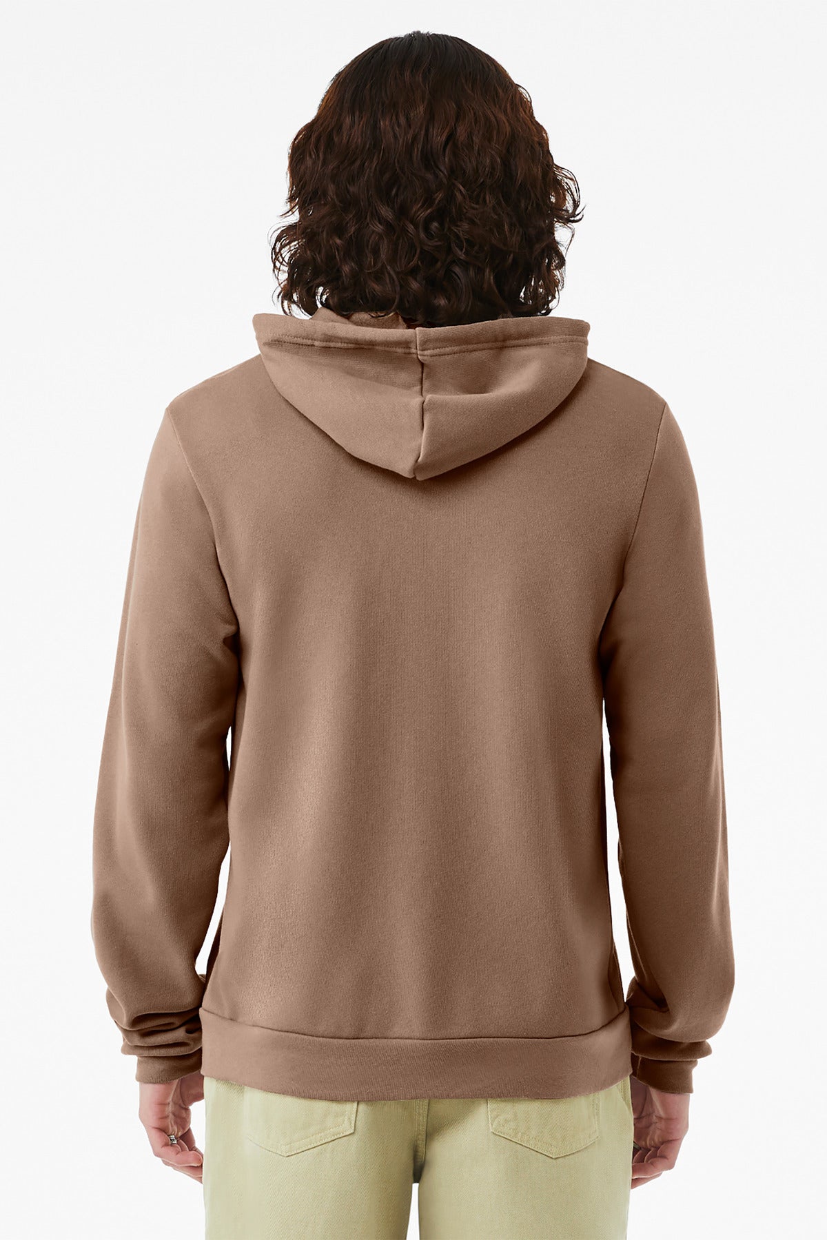 VintageBrn BELLA+CANVAS Unisex Sponge Fleece Full-Zip Hoodie. BC3739