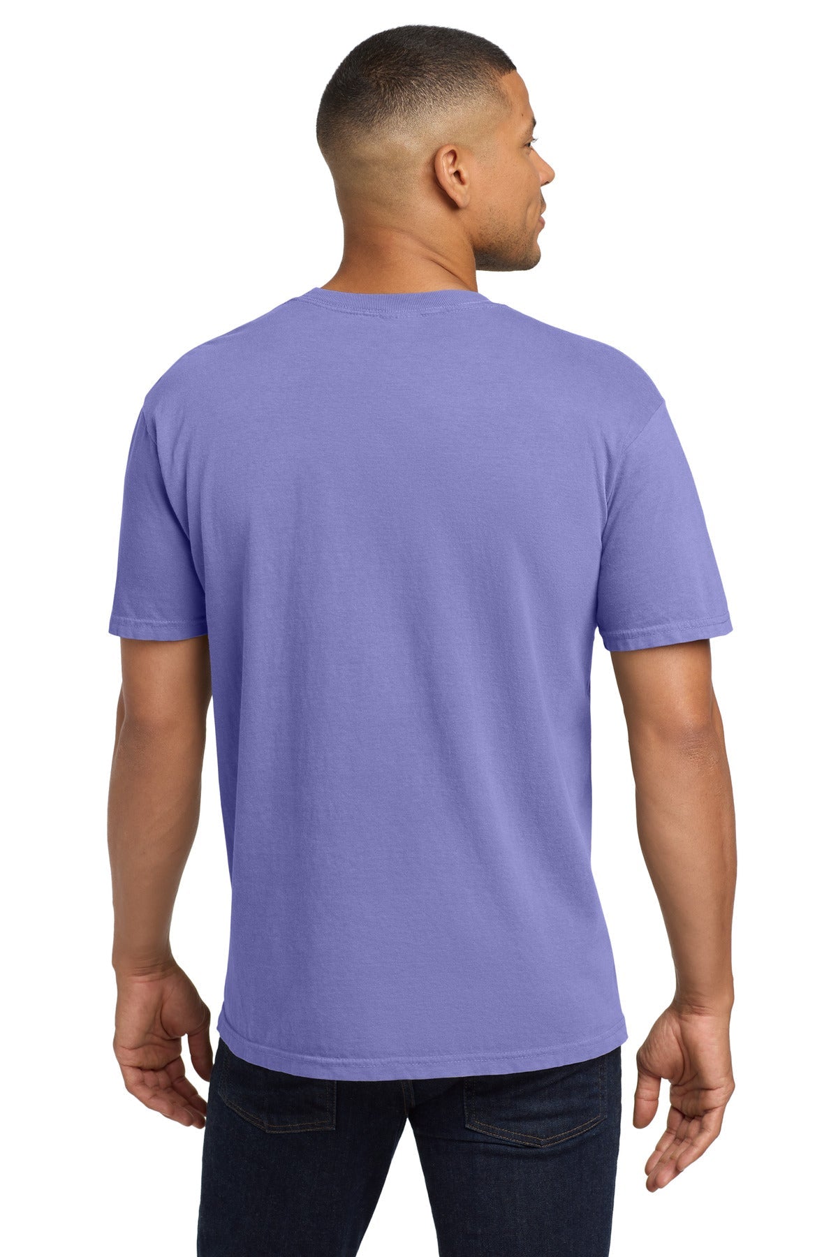 Violet COMFORT COLORS Heavyweight Ring Spun Pocket Tee. 6030