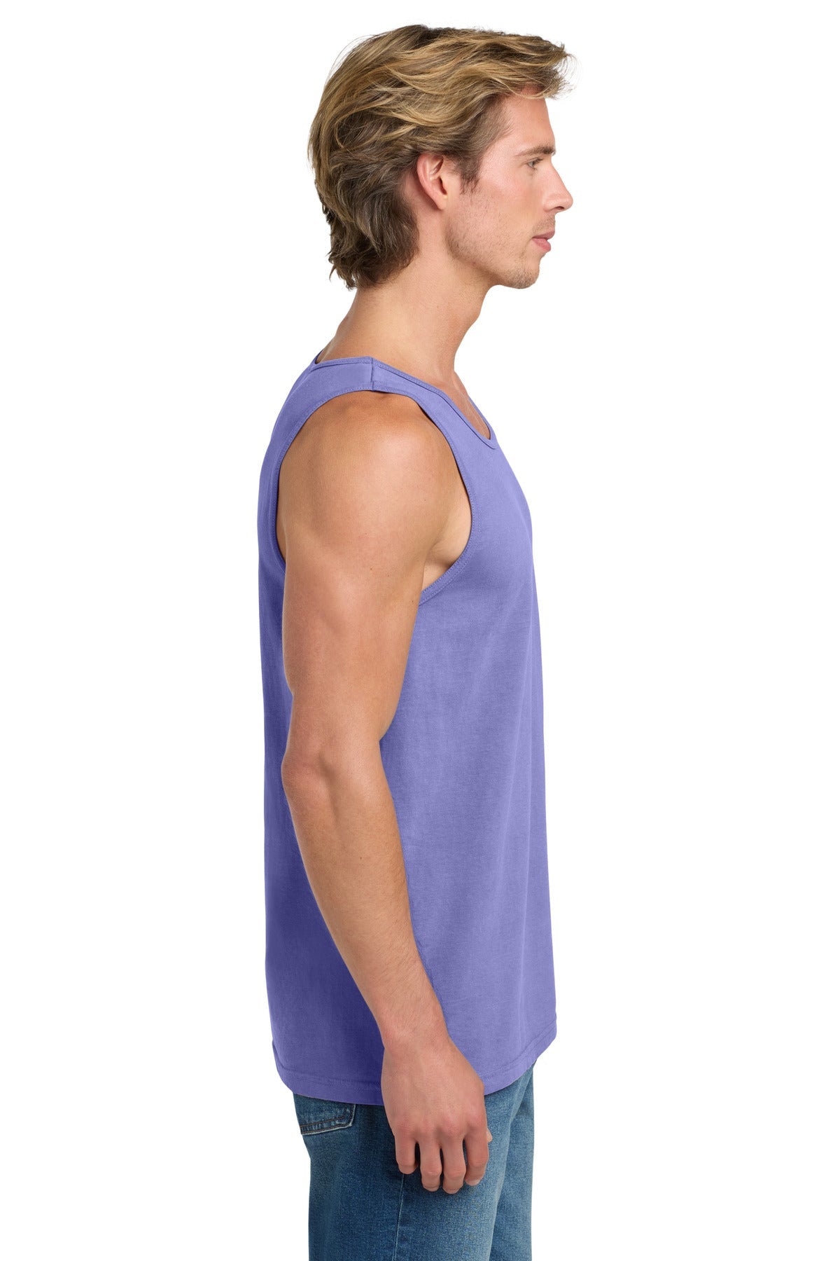 Violet COMFORT COLORS Heavyweight Ring Spun Tank Top. 9360