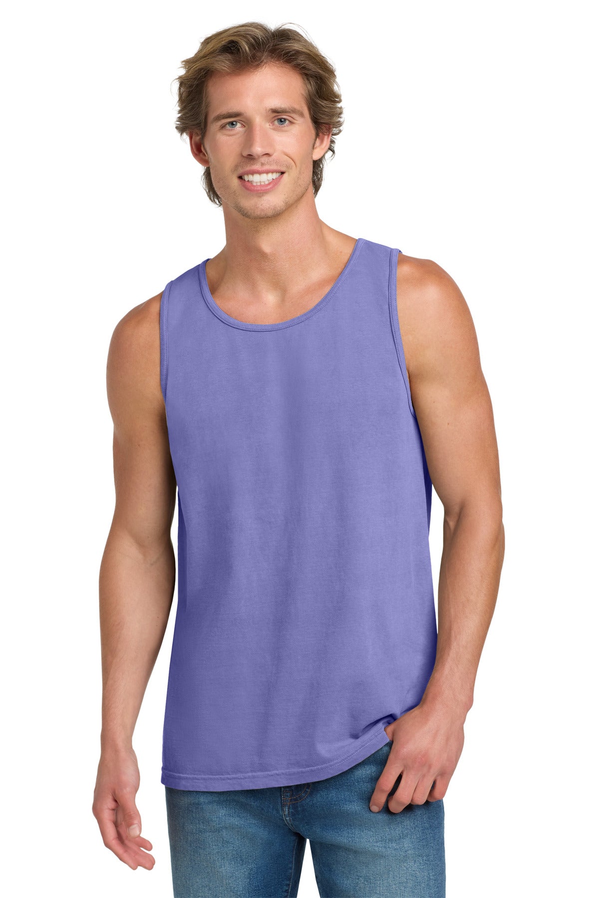 Violet COMFORT COLORS Heavyweight Ring Spun Tank Top. 9360