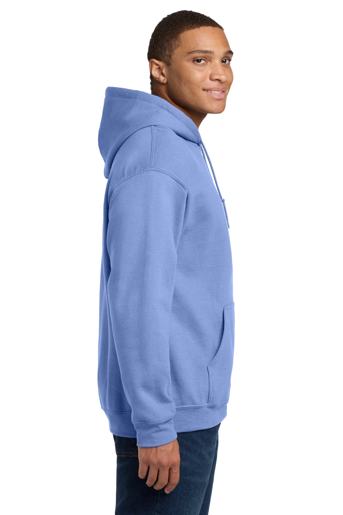 Violet Gildan - Heavy Blend Hooded Sweatshirt. 18500