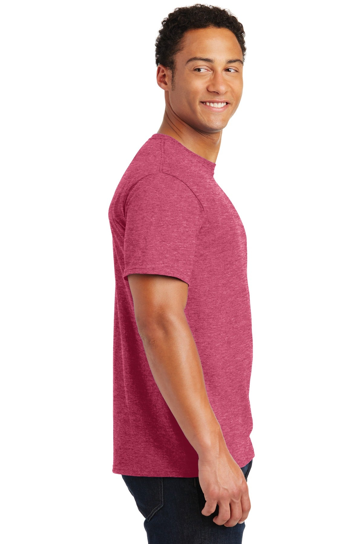Vntg He Red Jerzees - Dri-Power 50/50 Cotton/Poly T-Shirt. 29M