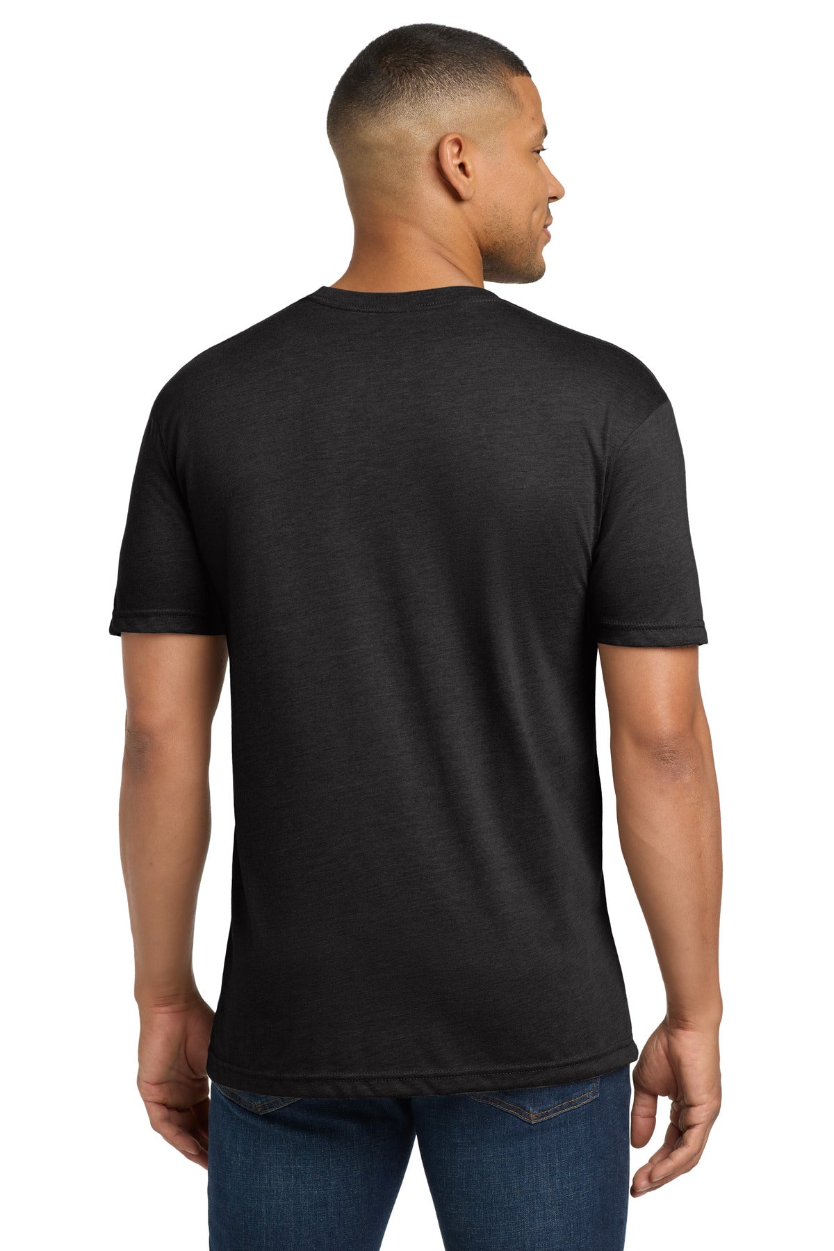 VtgBlack Next Level Apparel Adult Tri-Blend Tee. NL6010