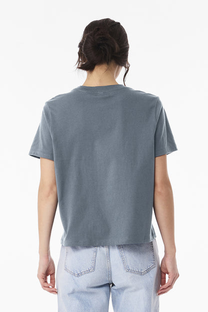VtgDenim BELLA+CANVAS Women's 6-Ounce Heavyweight Tee BC6110