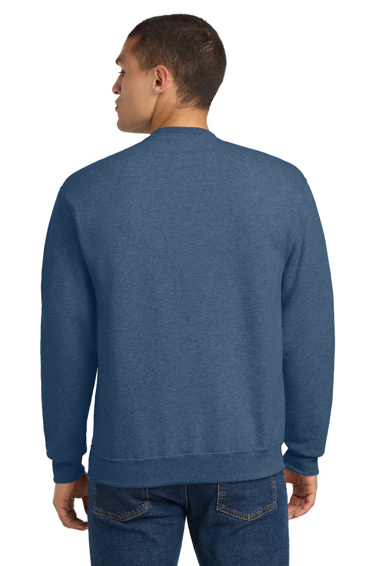 VtgHtrBl Jerzees - NuBlend Crewneck Sweatshirt. 562M