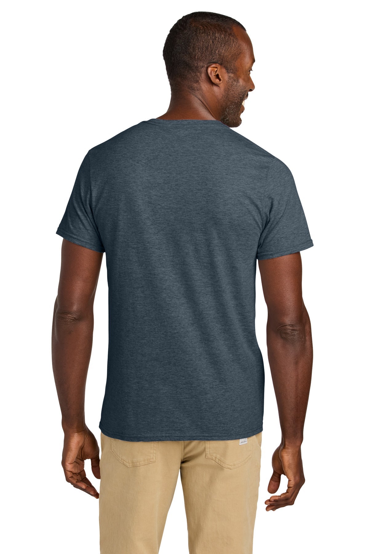 VtgHtrNavy Jerzees Classics Unisex Cotton T-Shirt 363M