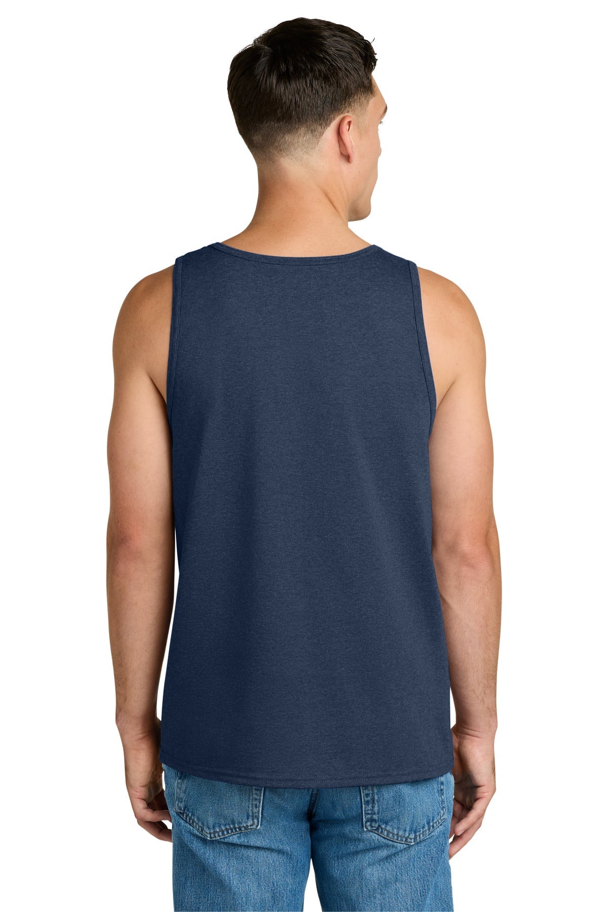 VtgHtrNavy Jerzees Classics Unisex Cotton Tank 363TK