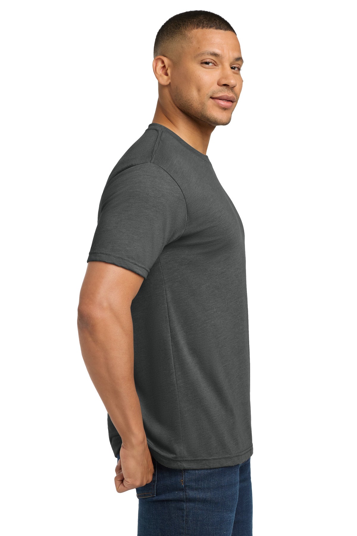 VtgHvyMetl Next Level Apparel Adult Tri-Blend Tee. NL6010