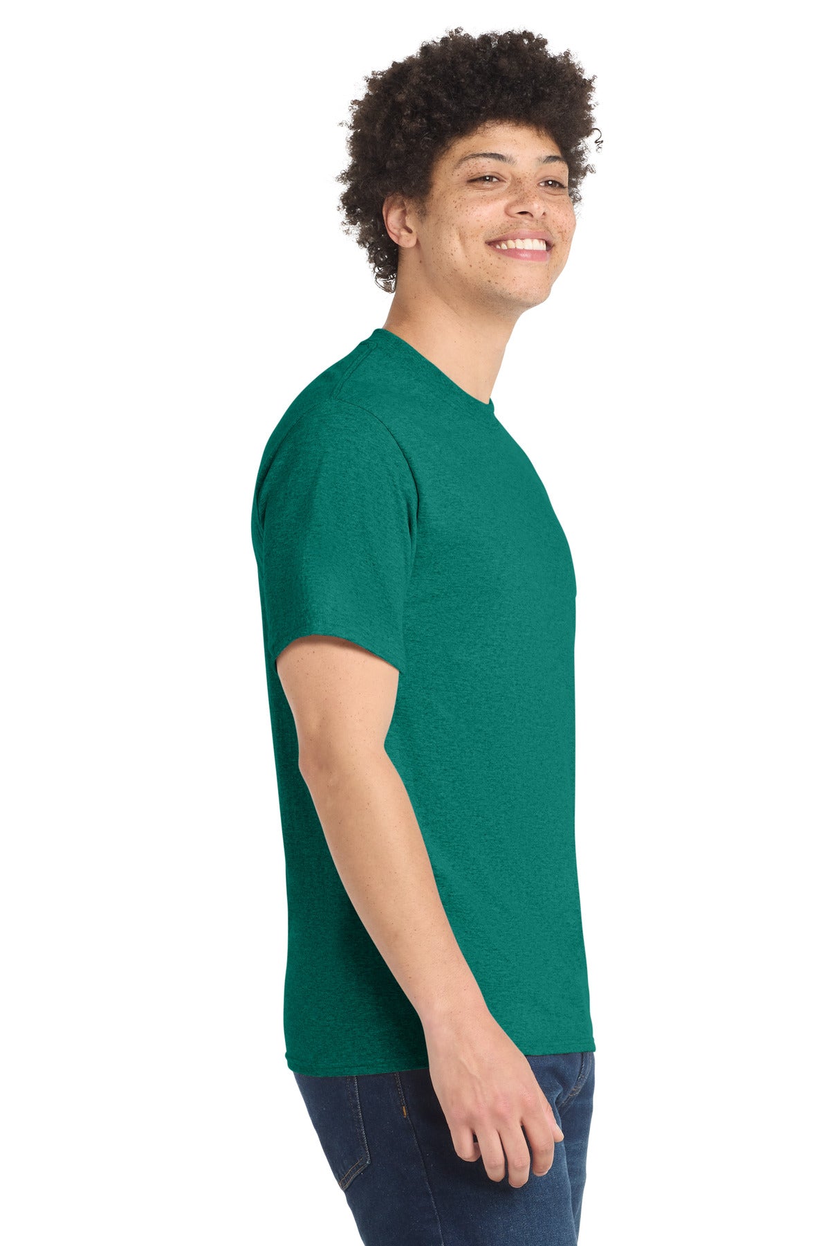 VtgJadeGrn Port & Co Core Blend Tee. PC55