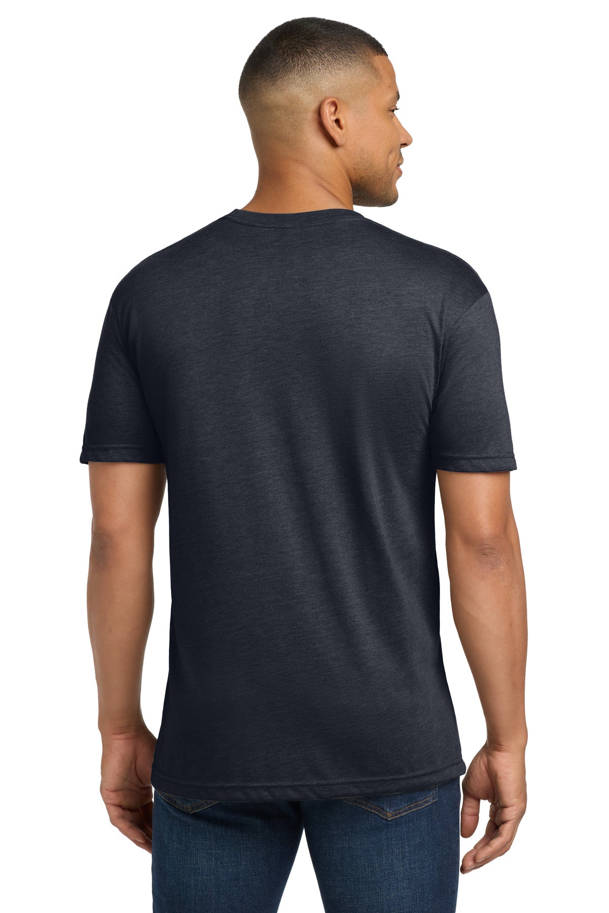 VtgNavy Next Level Apparel Adult Tri-Blend Tee. NL6010
