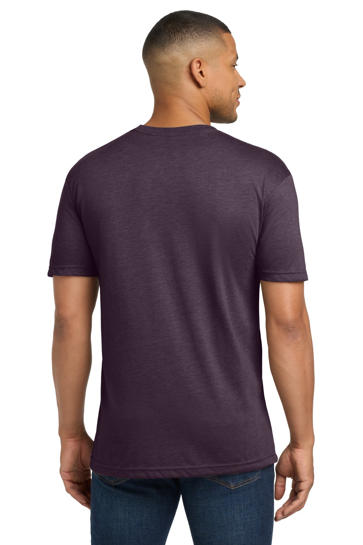 VtgPurple Next Level Apparel Adult Tri-Blend Tee. NL6010