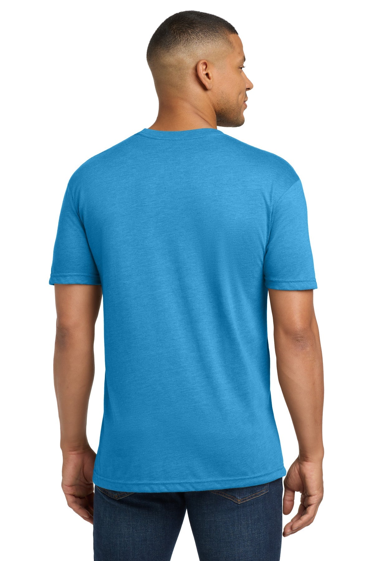 VtgTurq Next Level Apparel Adult Tri-Blend Tee. NL6010