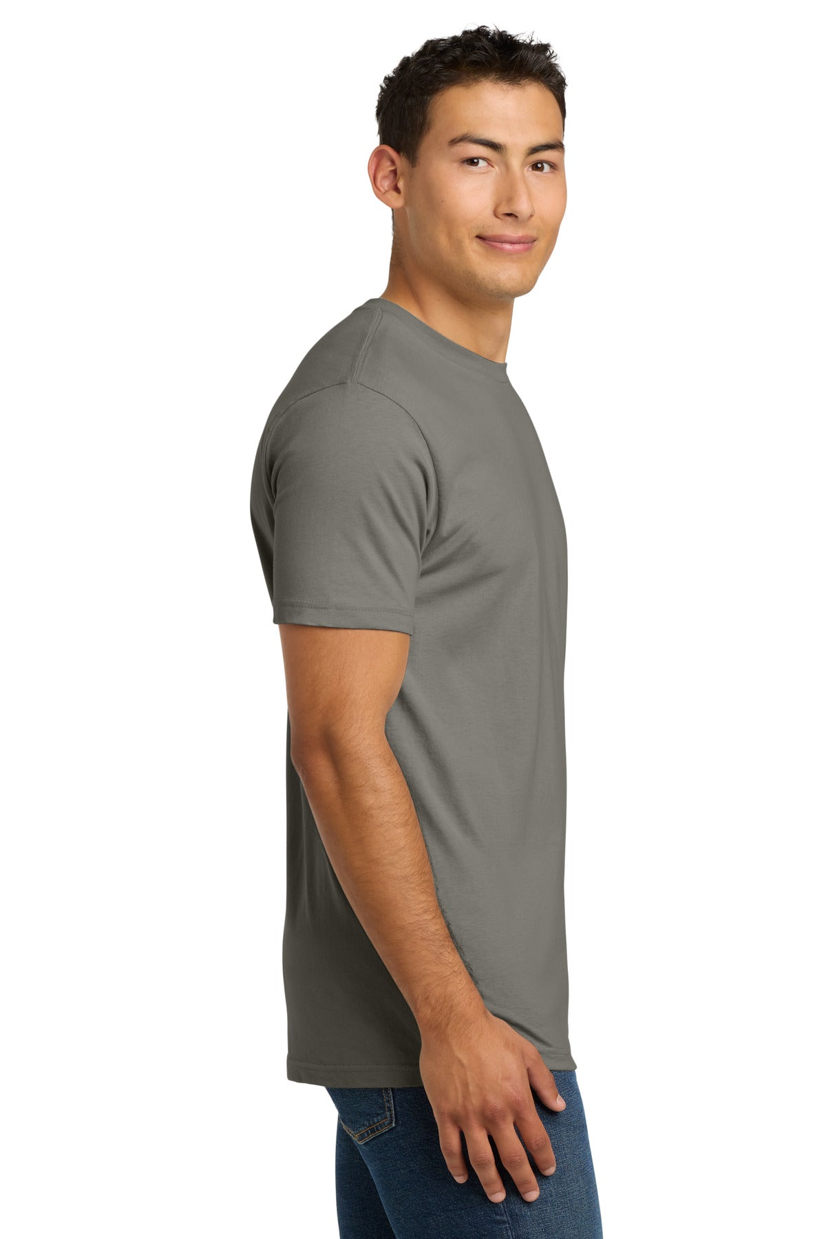 WarmGray Next Level Apparel Adult Cotton Tee. NL3600