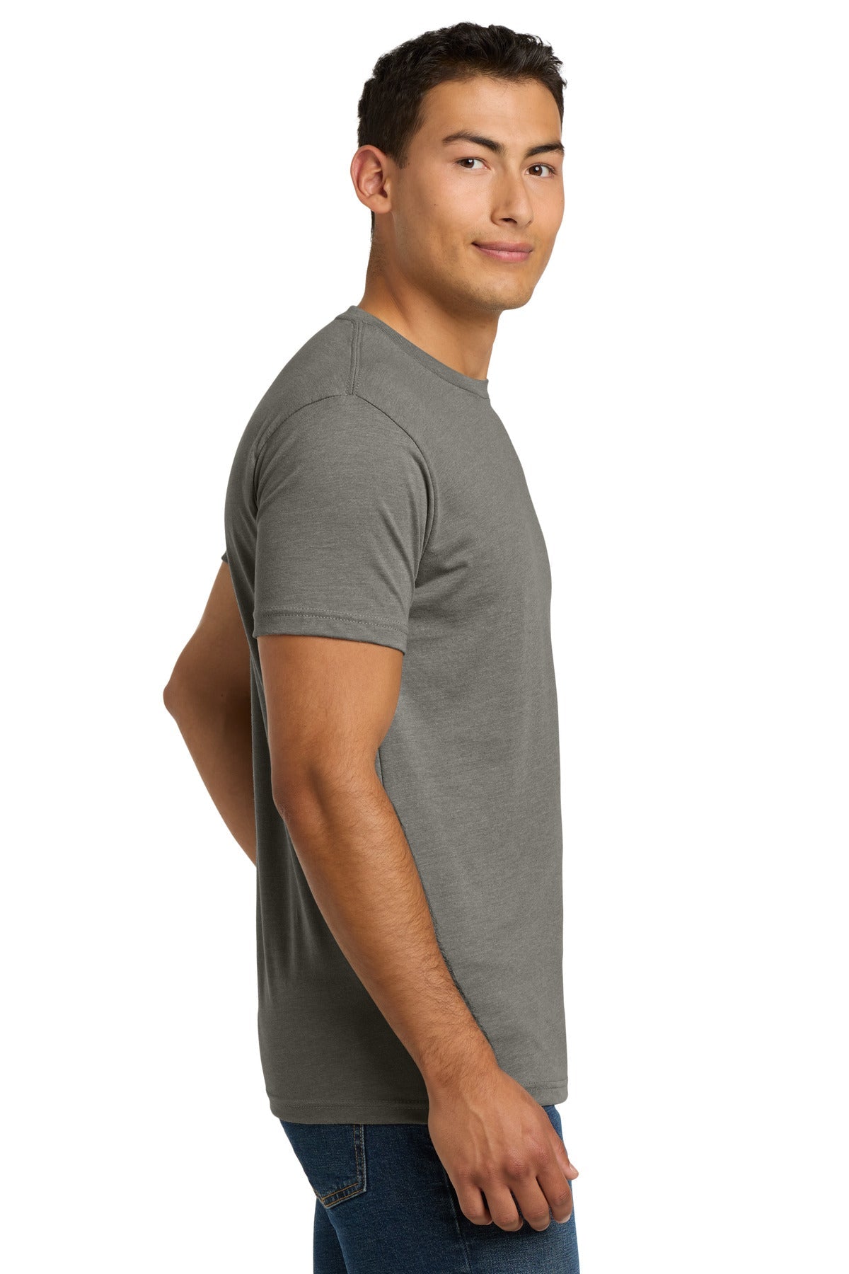 WarmGray Next Level Apparel Adult CVC Tee. NL6210