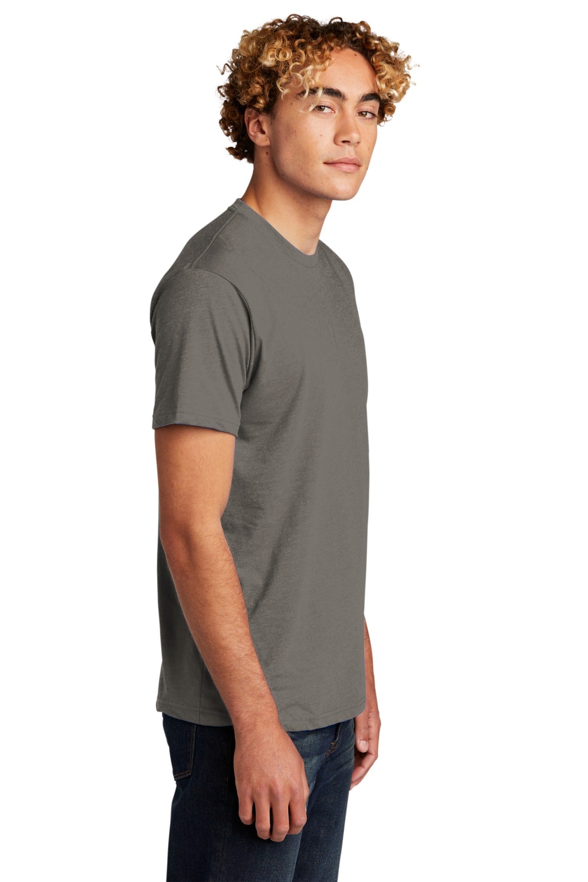 WarmGray Next Level Apparel Adult CVC Tee. NL6210