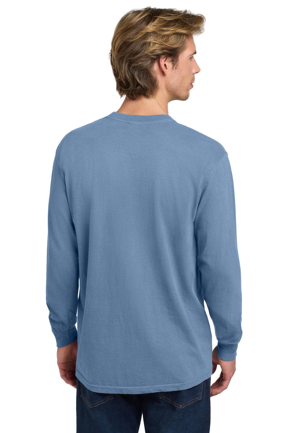 WashedDnm COMFORT COLORS Heavyweight Ring Spun Long Sleeve Tee. 6014