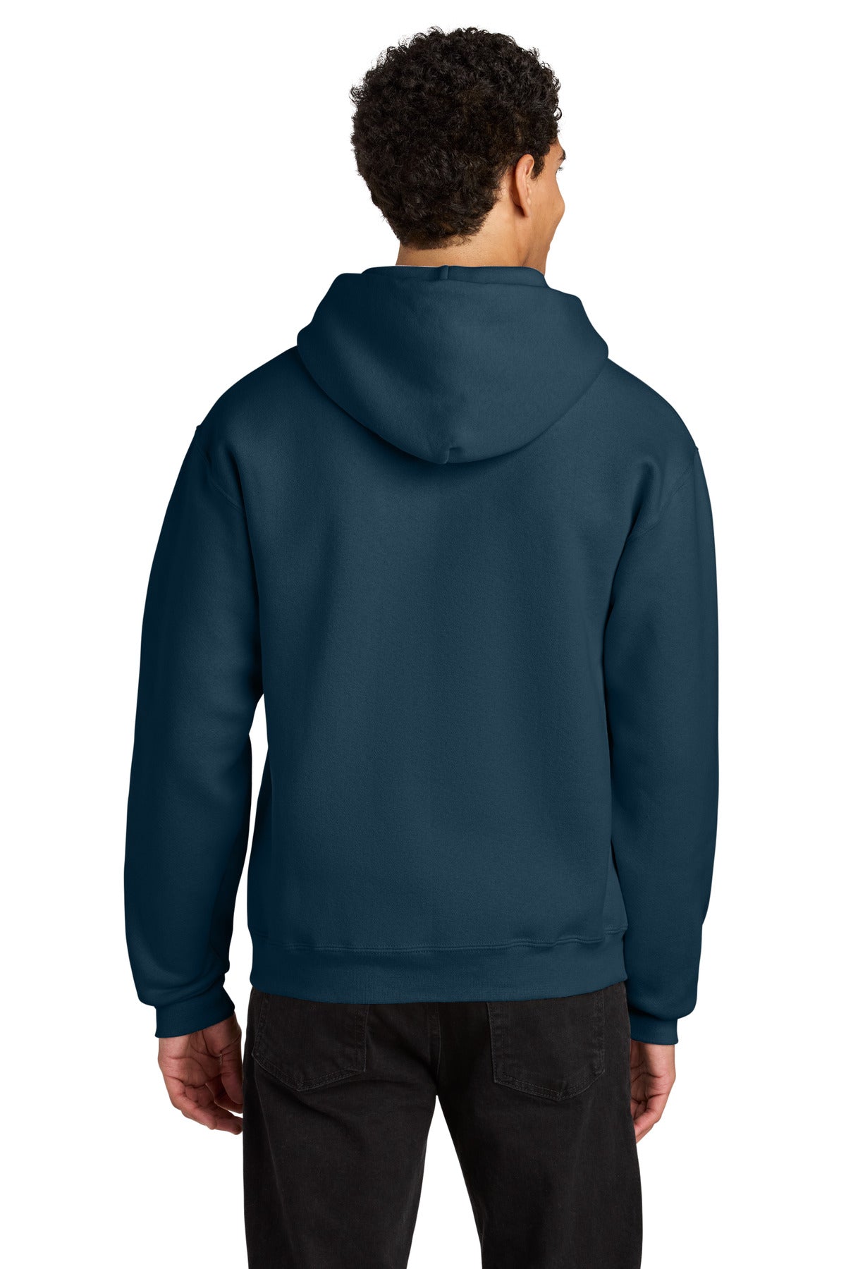 WashedNavy Jerzees Rugged Unisex Hooded Sweatshirt H12M