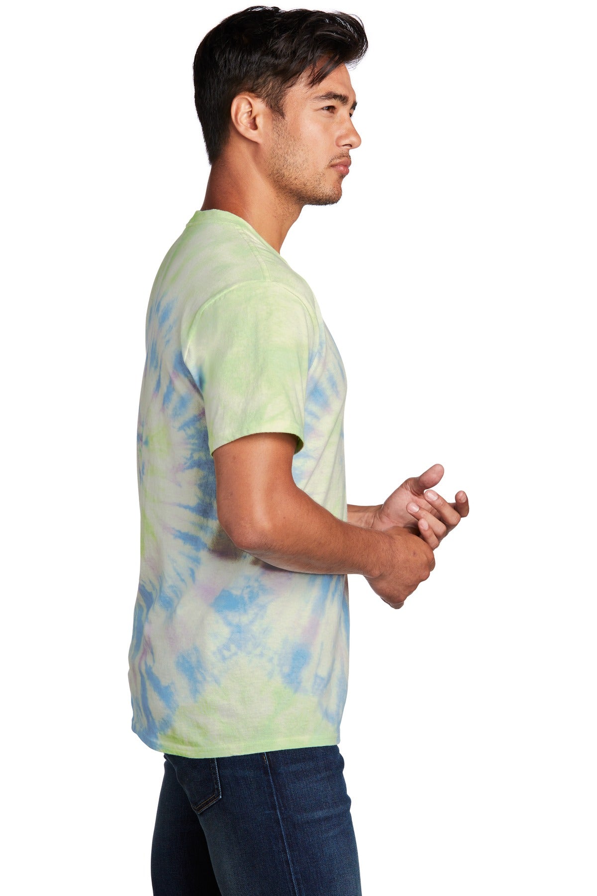 Watercolor Sp Port & Co Tie-Dye Tee. PC147