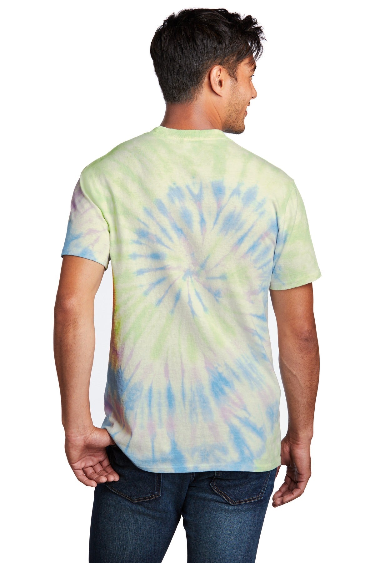 Watercolor Sp Port & Co Tie-Dye Tee. PC147