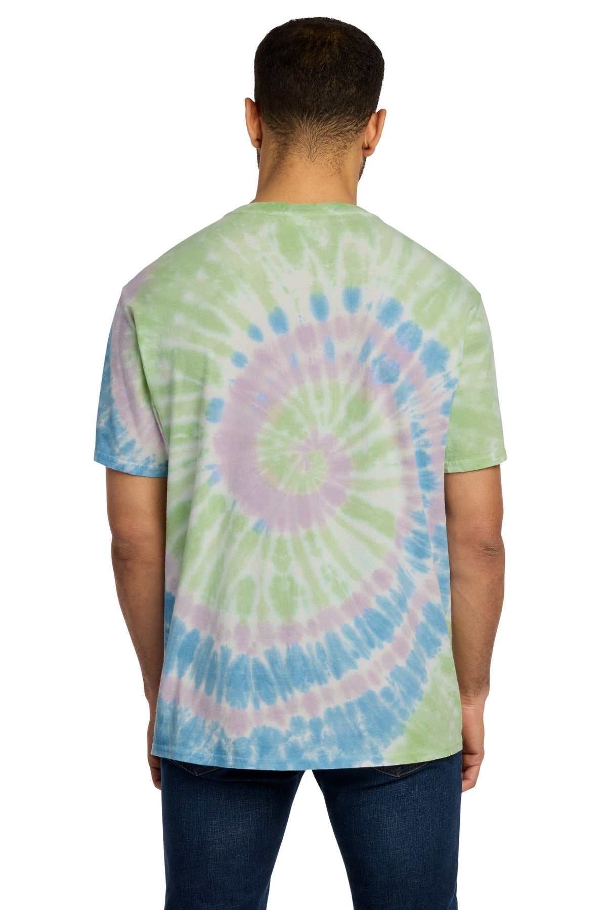 Watercolor Sp Port & Co Tie-Dye Tee. PC147