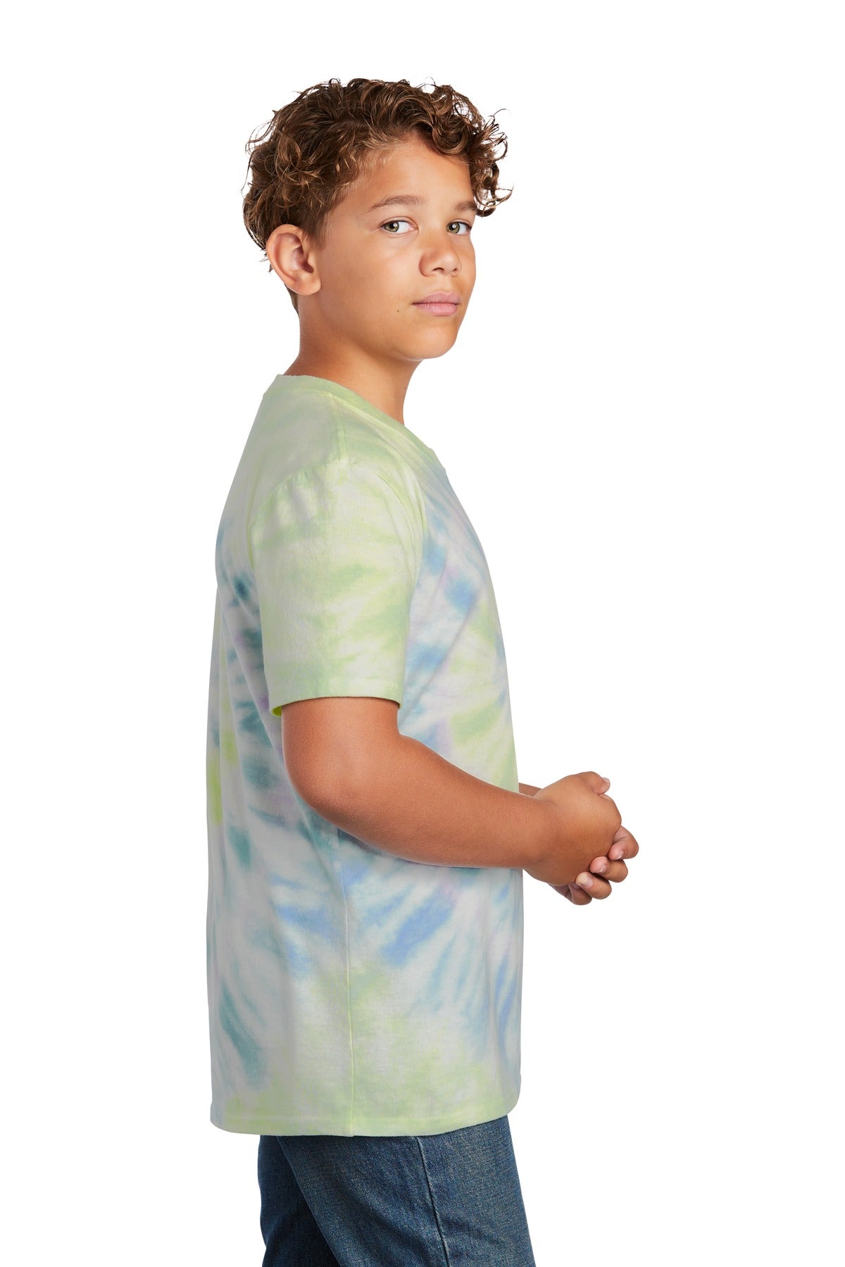 Watercolor Sp Port & Co Youth Tie-Dye Tee. PC147Y