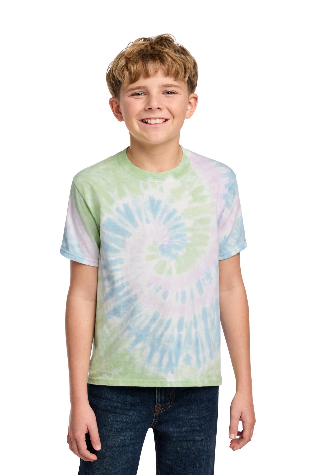 Watercolor Sp Port & Co Youth Tie-Dye Tee. PC147Y