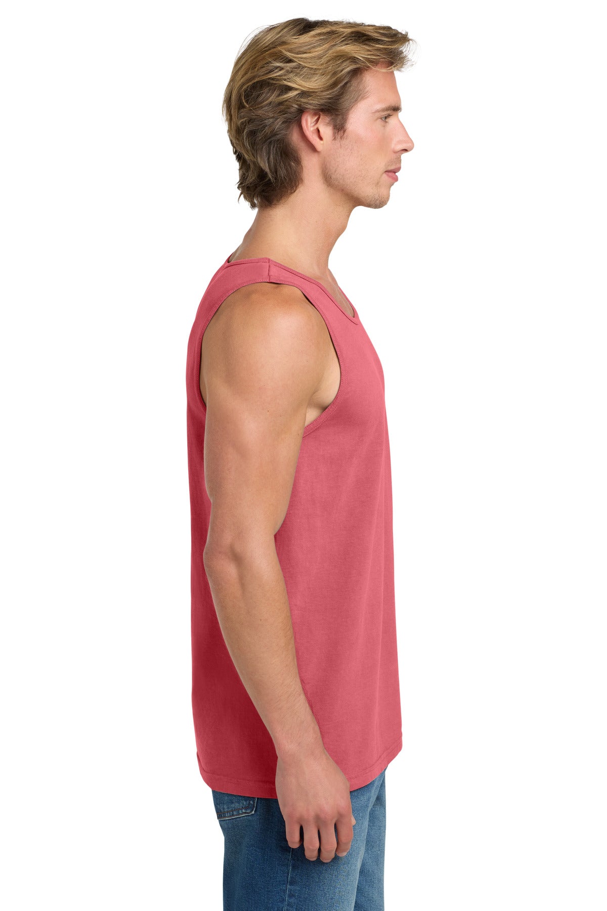 Watermelon COMFORT COLORS Heavyweight Ring Spun Tank Top. 9360
