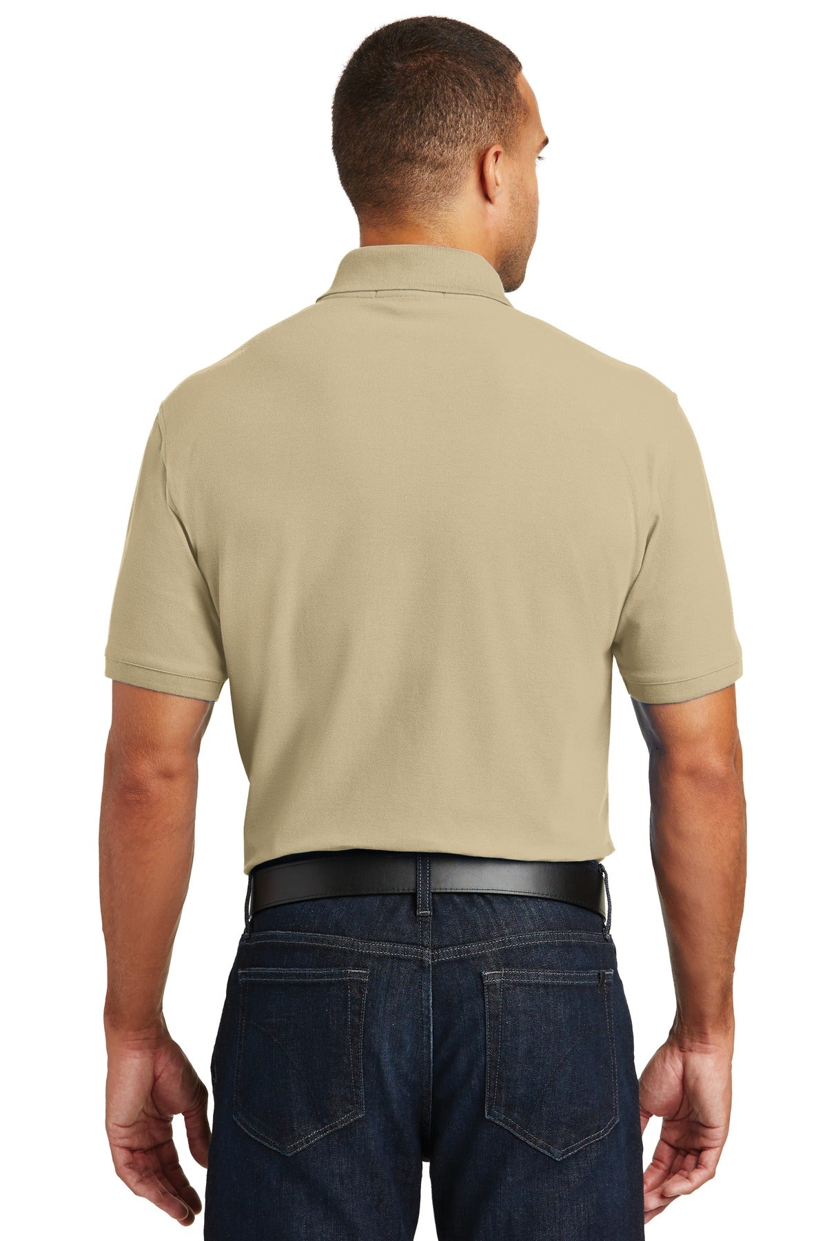 Wheat Port Authority Core Classic Pique Polo. K100