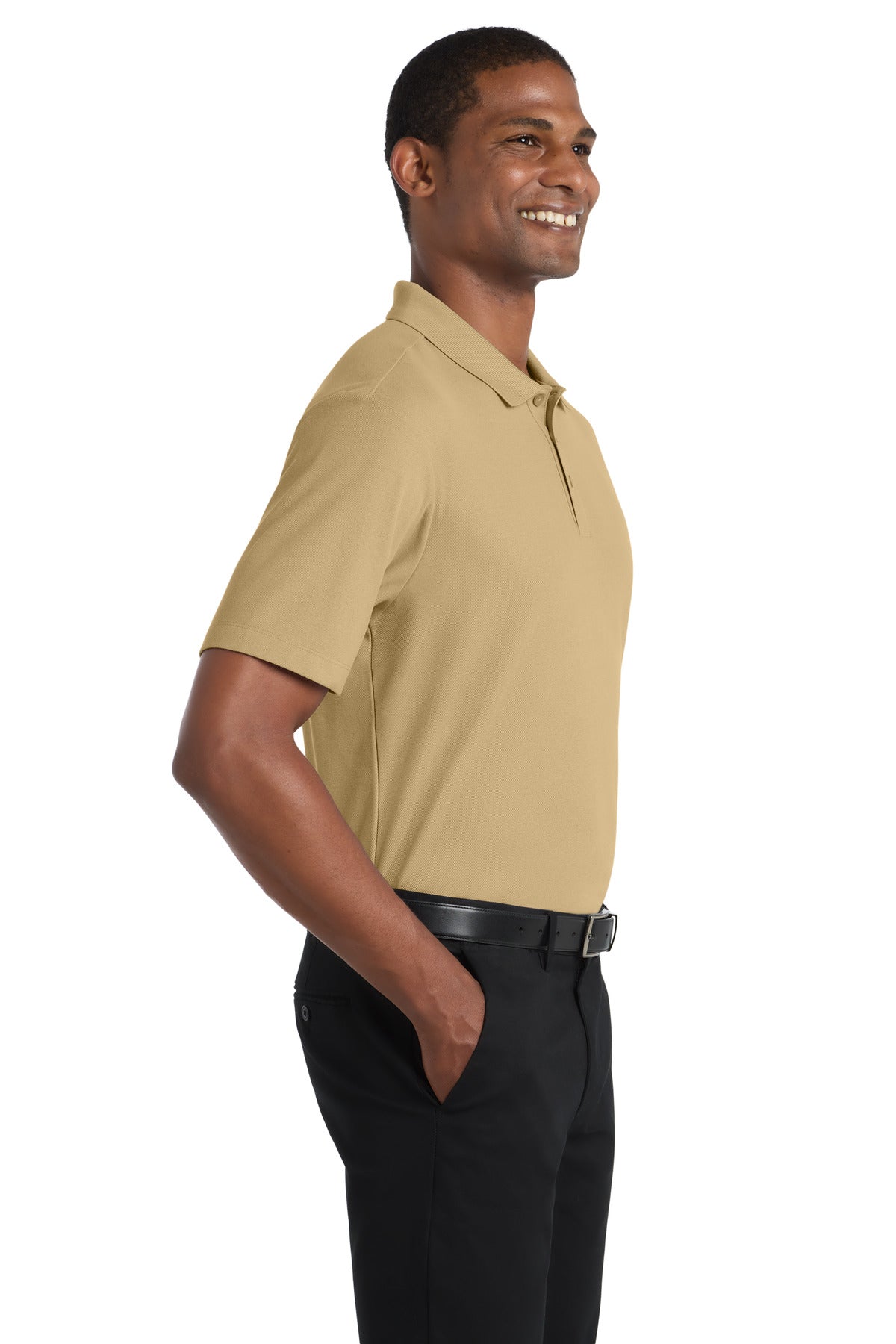 Wheat Port Authority SuperPro React Polo. K810