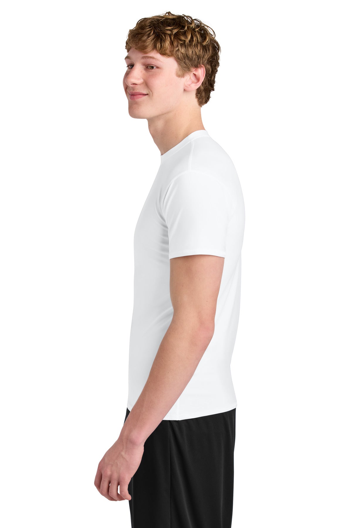 White A4 Compression Short Sleeve Tee A4N3130