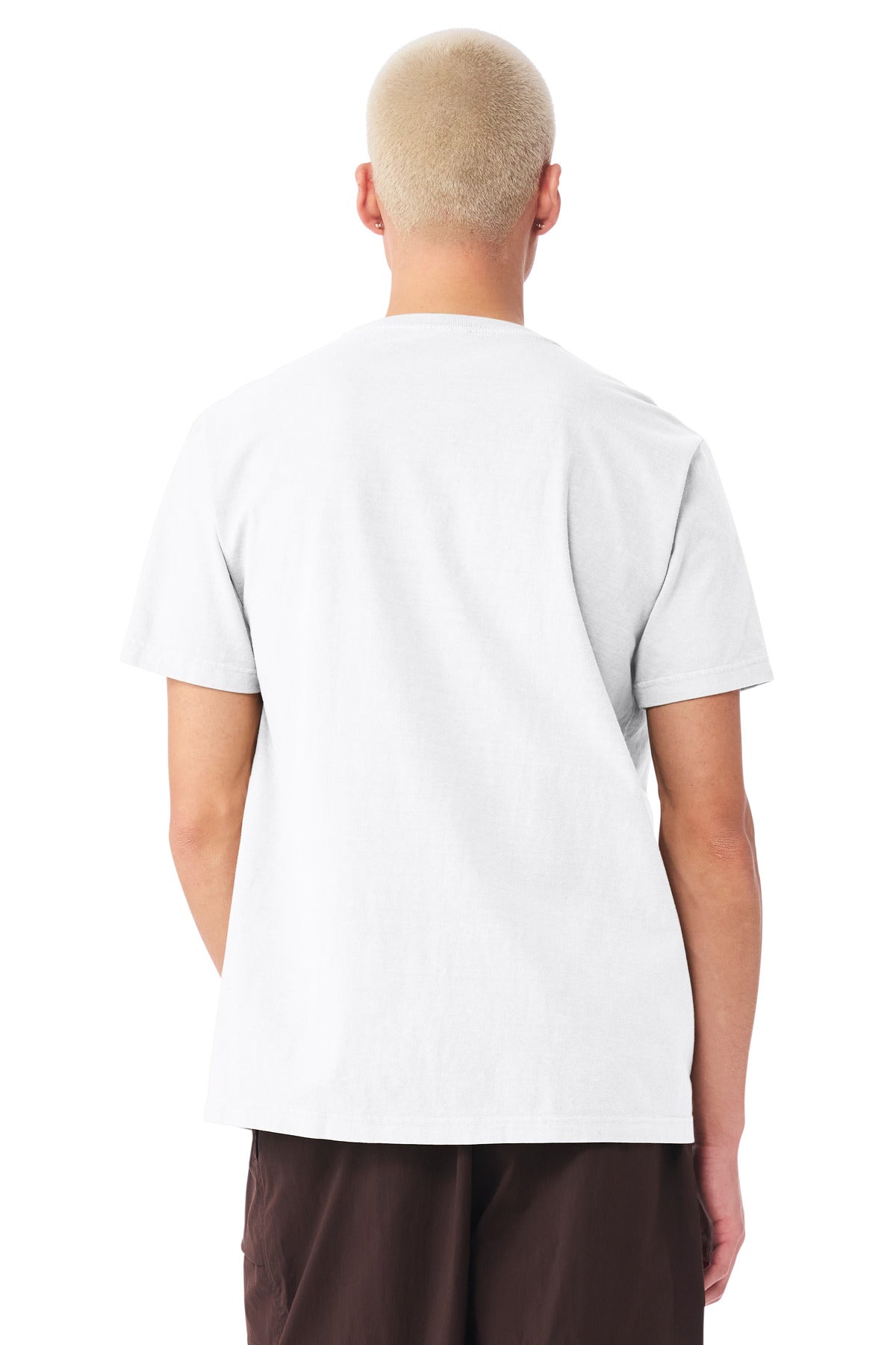 White BELLA+CANVAS Unisex Heavyweight Garment-Dyed Tee BC4810GD