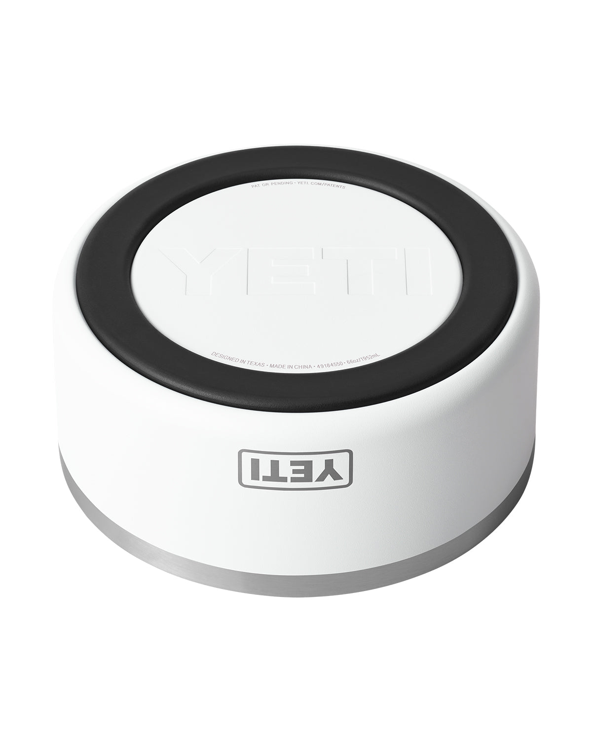 White Boomer™ 8 Dog Bowl plain