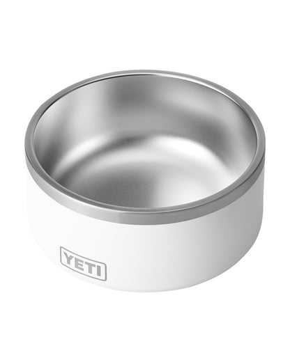 White Boomer™ 8 Dog Bowl plain