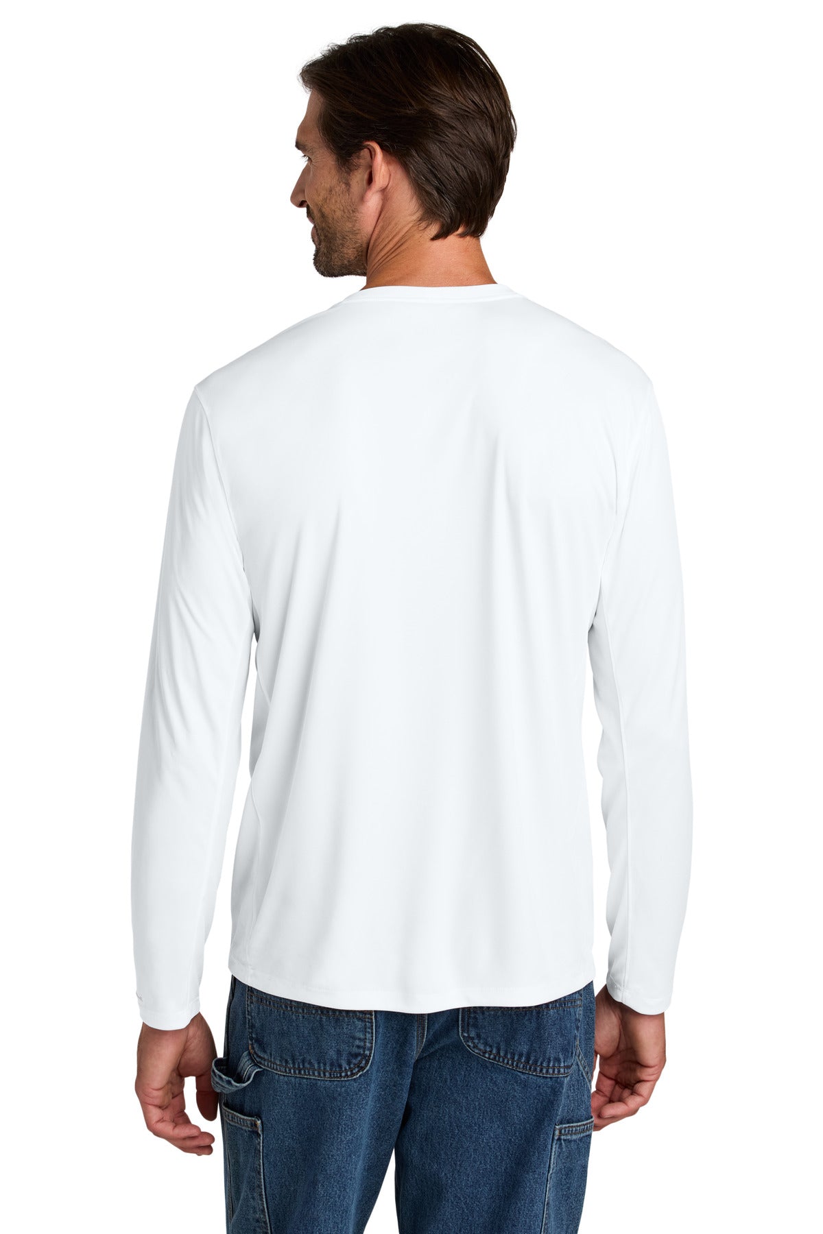 White Carhartt Force Sun Defender Long Sleeve T-Shirt CT106972