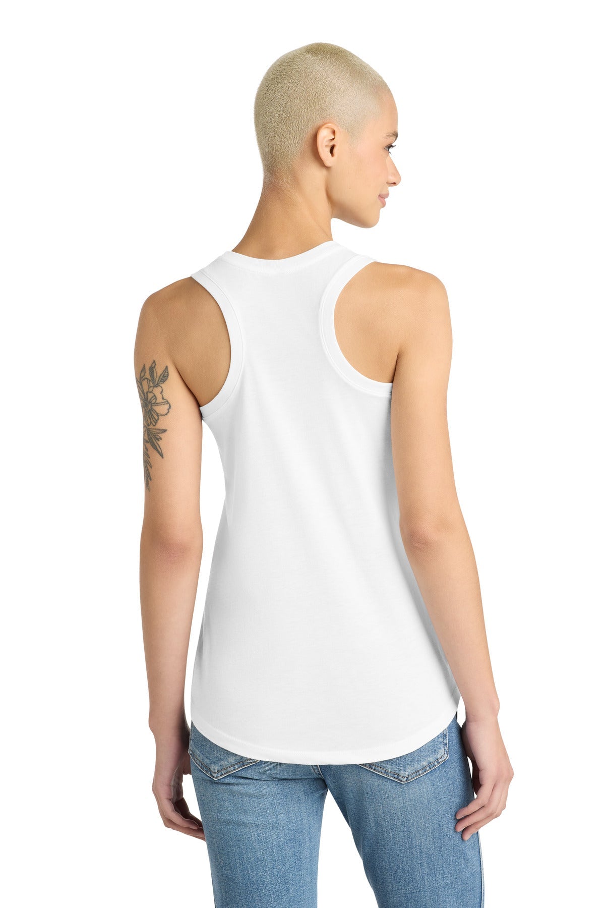 White District Women's Perfect Tri Racerback Tank. DM138L
