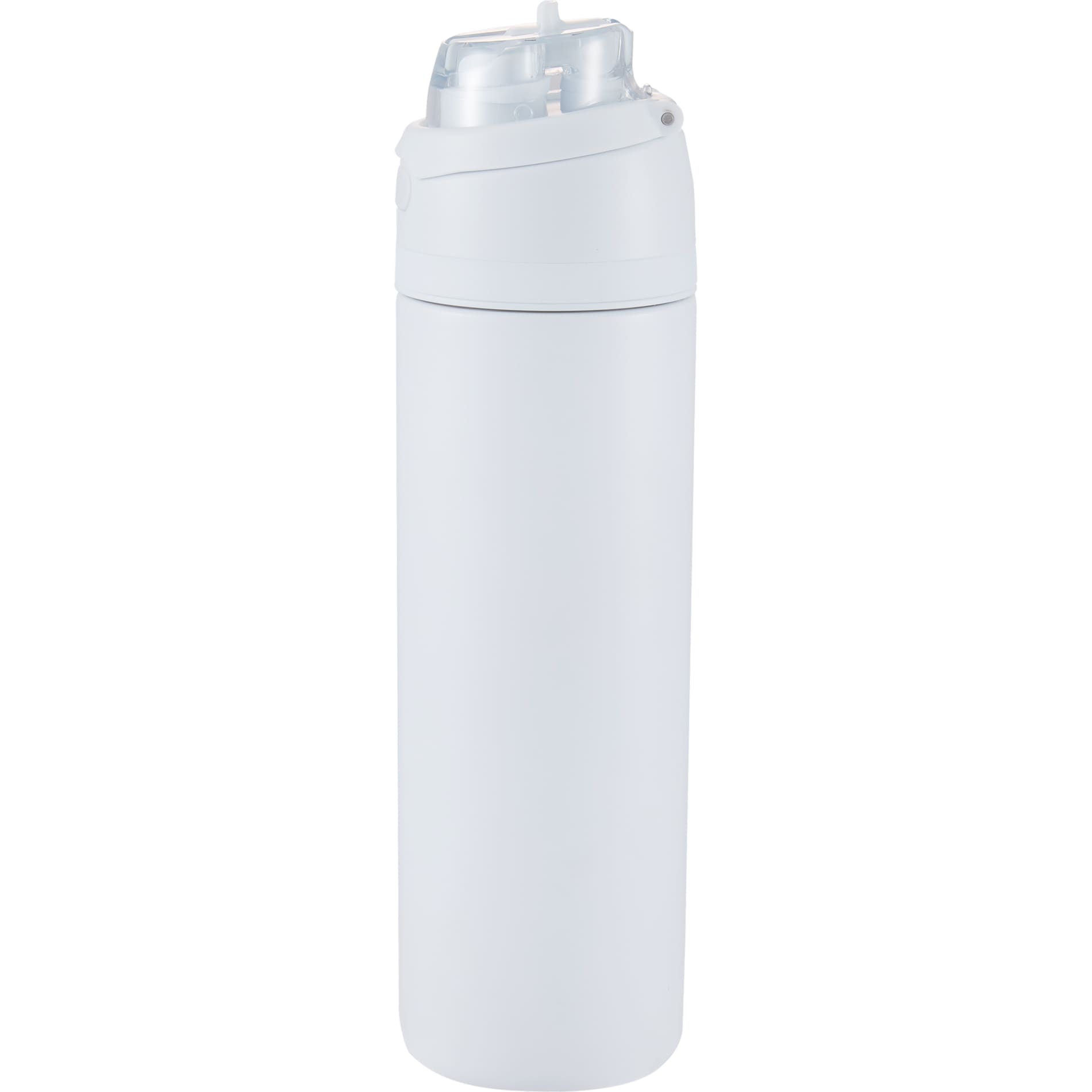 White Elvin 28oz Recycled Stainless Flip Straw Bottle plain
