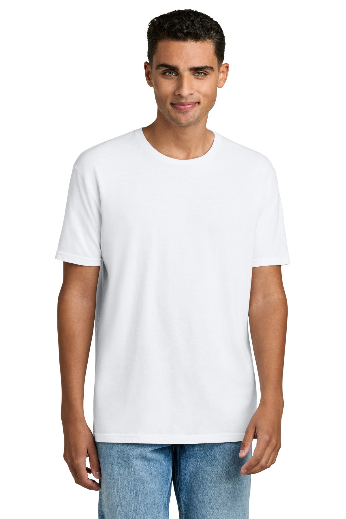 White Gildan Softstyle Plasma Print Tee 64PLSMA