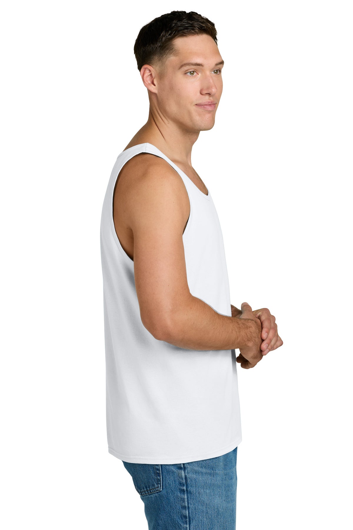 White Jerzees Classics Unisex Cotton Tank 363TK
