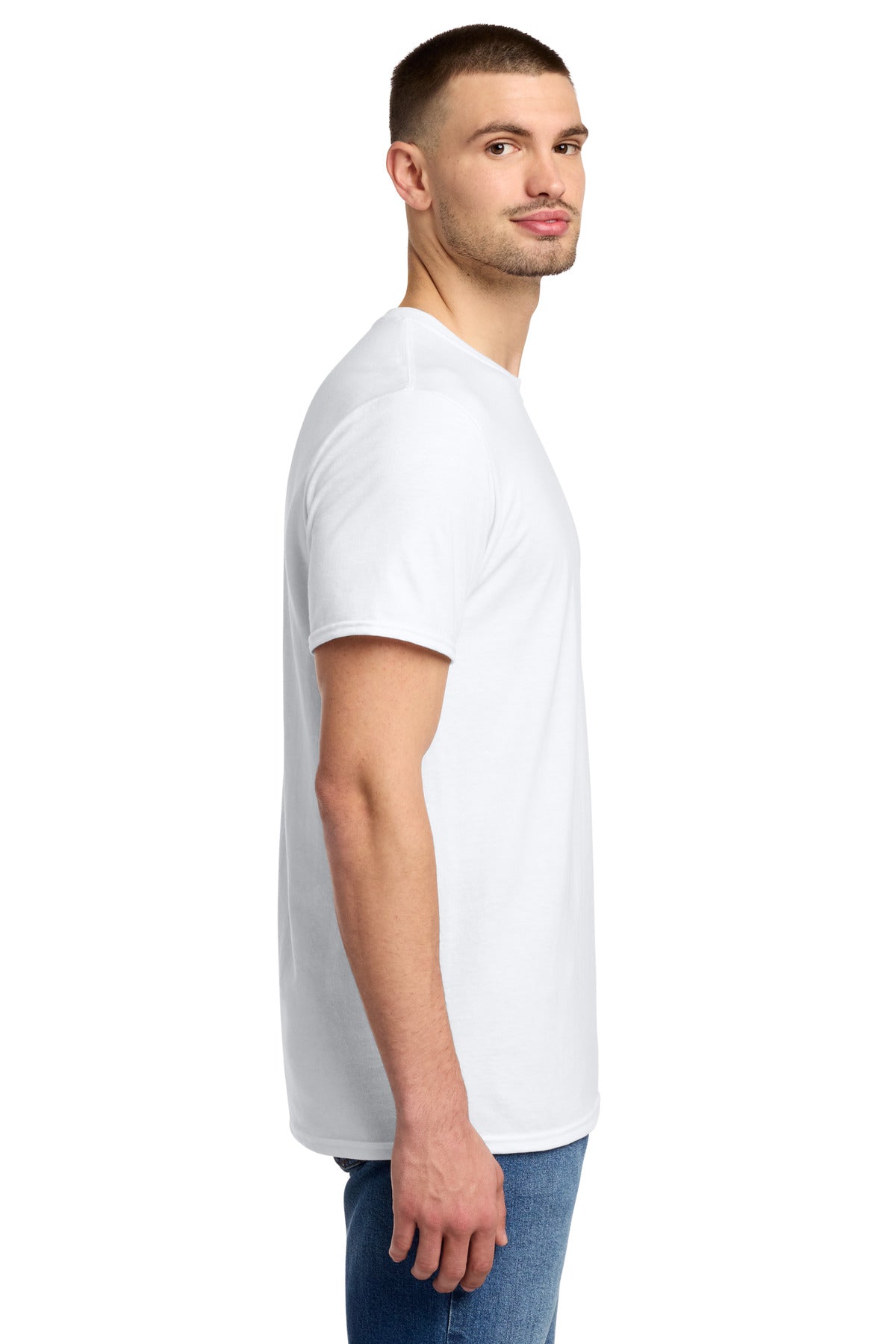 White Jerzees Premium Blend Ring Spun T-Shirt 560M