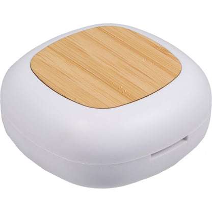 White Mini RABS and Bamboo Personal Diffuser plain