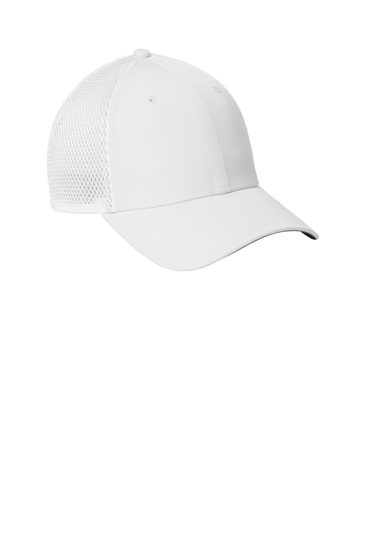 White New Era 39THIRTY Performance Stretch Mesh Cap NE1130