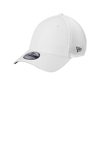 White New Era 39THIRTY Performance Stretch Mesh Cap NE1130