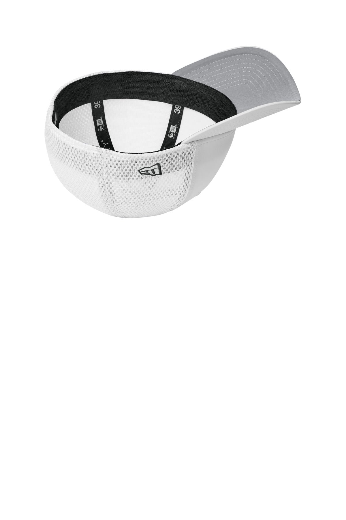 White New Era 39THIRTY Performance Stretch Mesh Cap NE1130