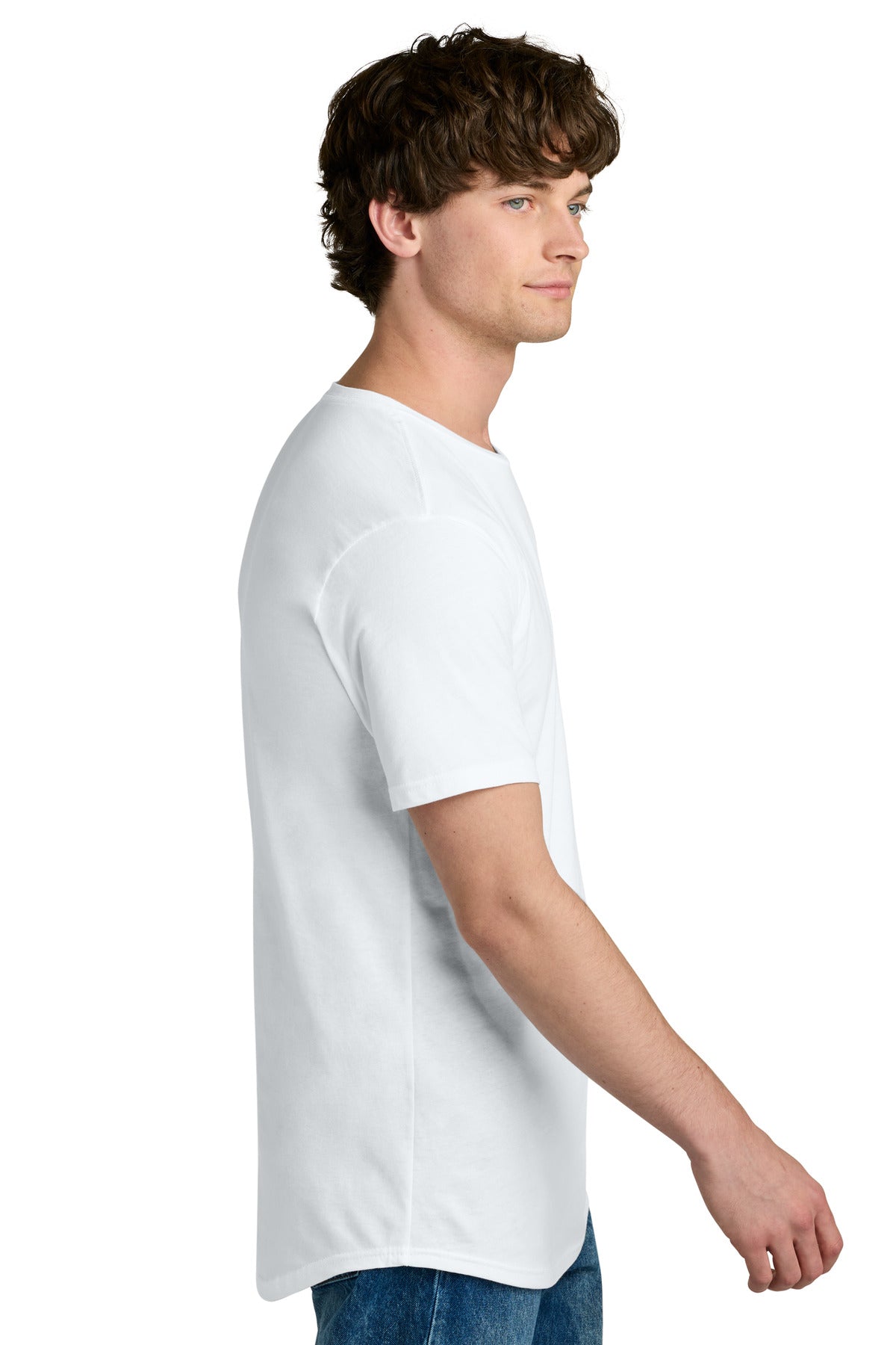 White Next Level Apparel Cotton Long Body Tee NL3602