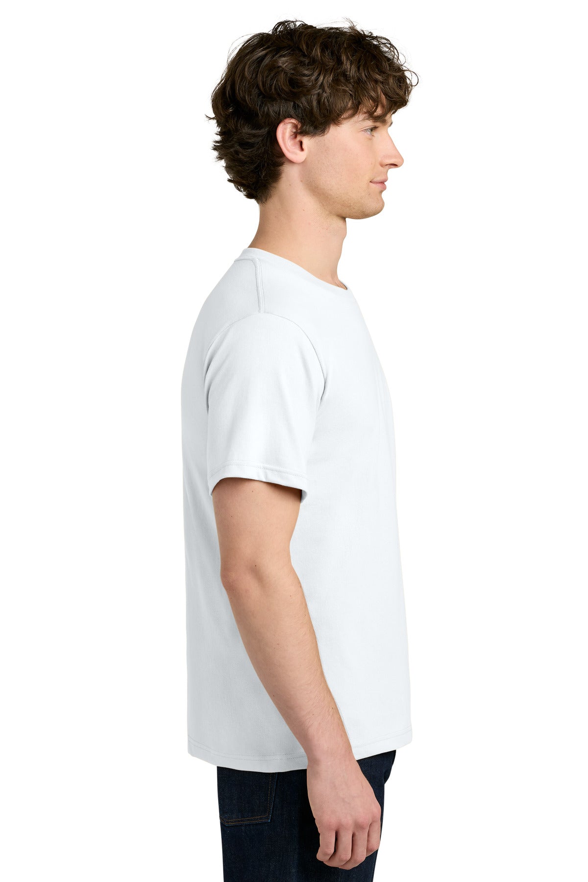White Next Level Apparel Ideal Jersey Tee NL1810